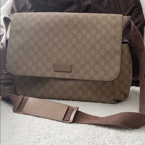 Gucci GG Plus Diaper Bag Authentic